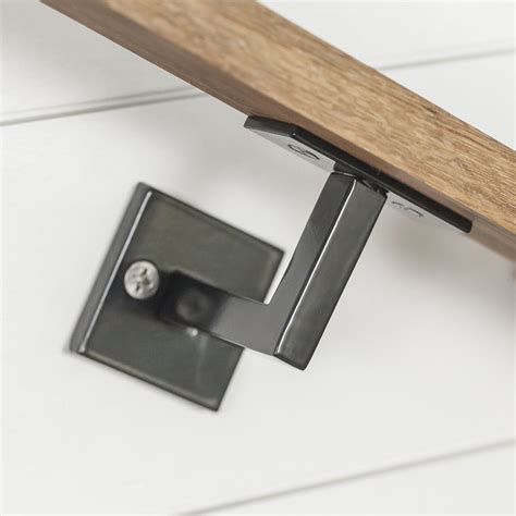 metal stair stair brackets|handrail brackets for wood rails.